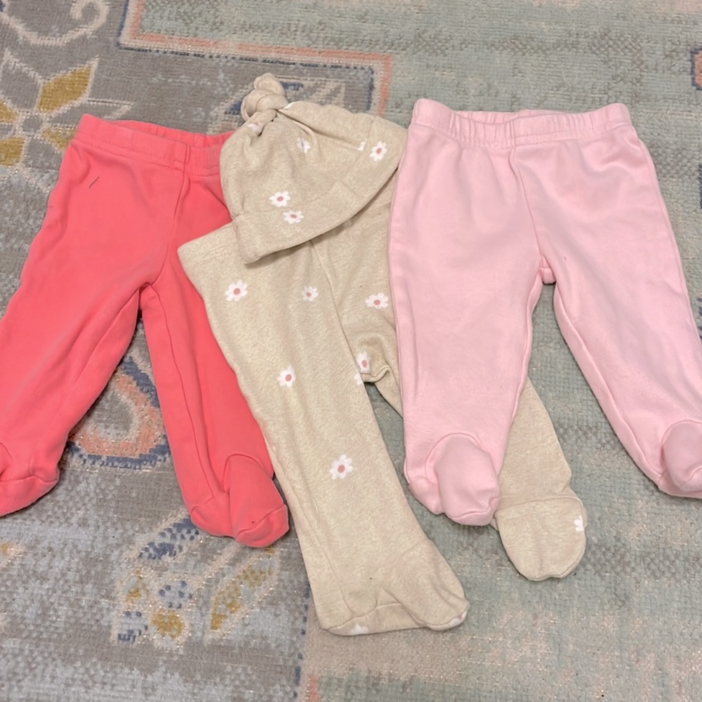 SET OF 3! NB Footies - Barely Worn
